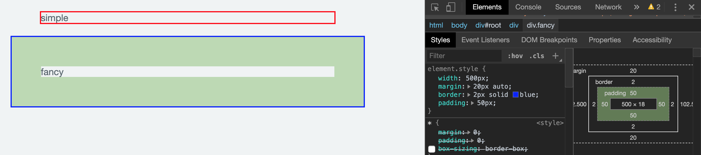 box-sizing: content-box